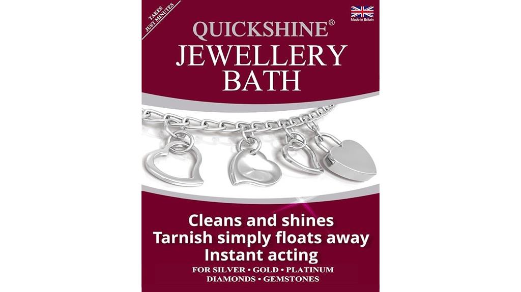 sparkling jewelry cleaning solution