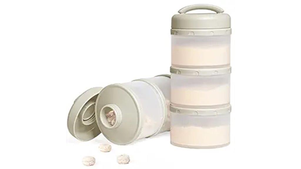 stackable warm grey dispensers