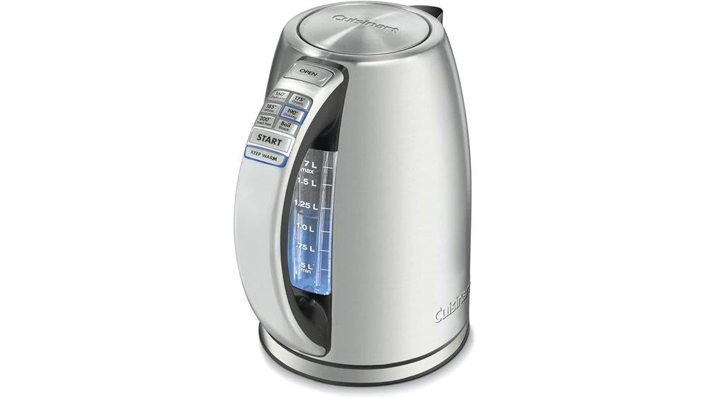 stainless steel cordless kettle