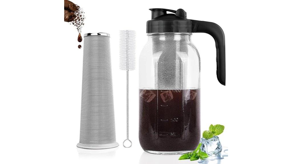 stainless steel filter pitcher