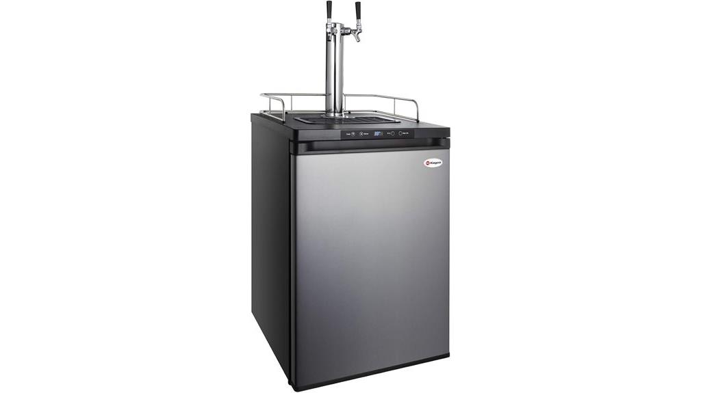 stainless steel two tap