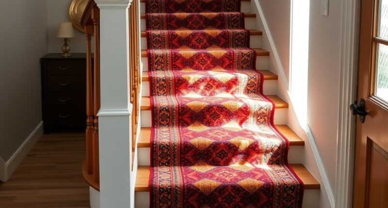stylish boho stair runners