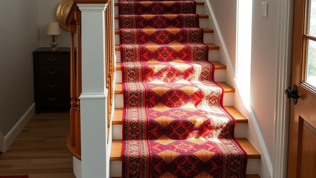 stylish boho stair runners