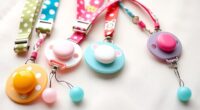 stylish functional pacifier clips