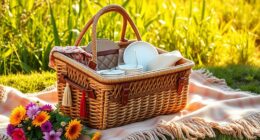 stylish functional picnic baskets