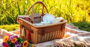 stylish functional picnic baskets