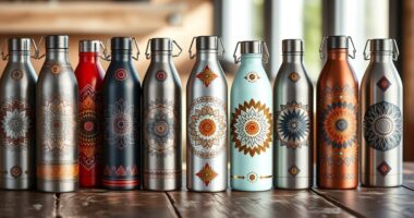 stylish functional stainless bottles