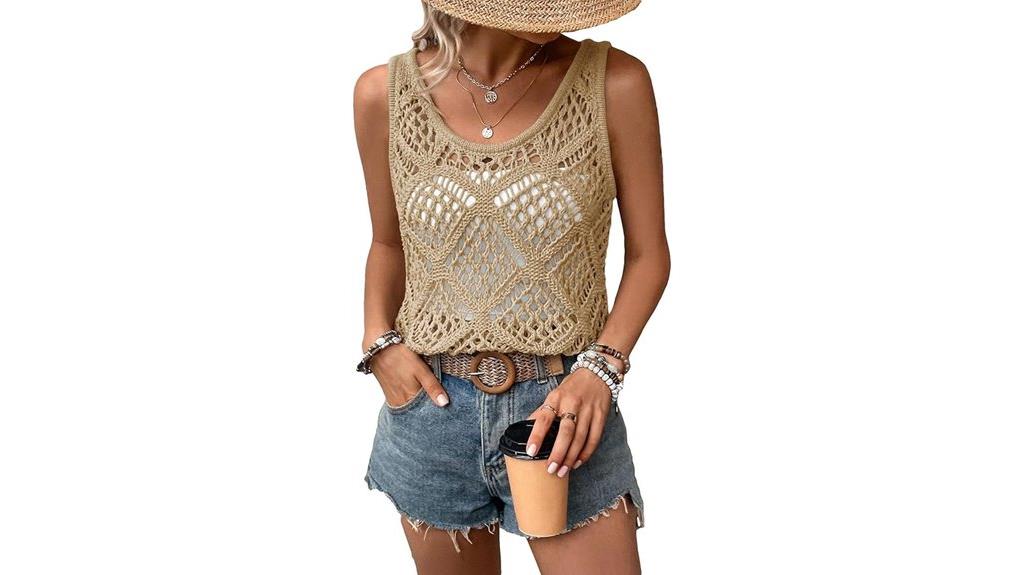 summer crochet tank top