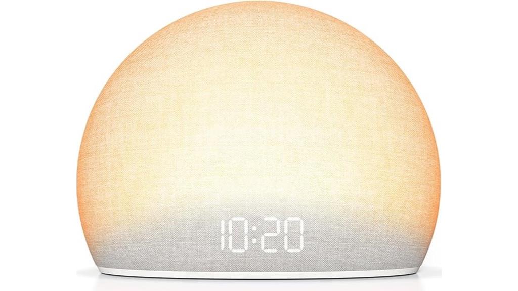 sunrise alarm white noise
