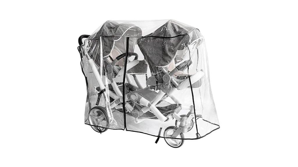 tandem stroller rain protection