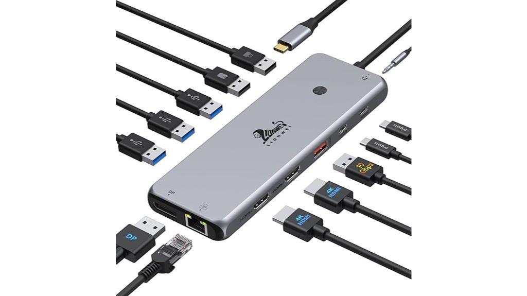 thirteen in one usb c hub