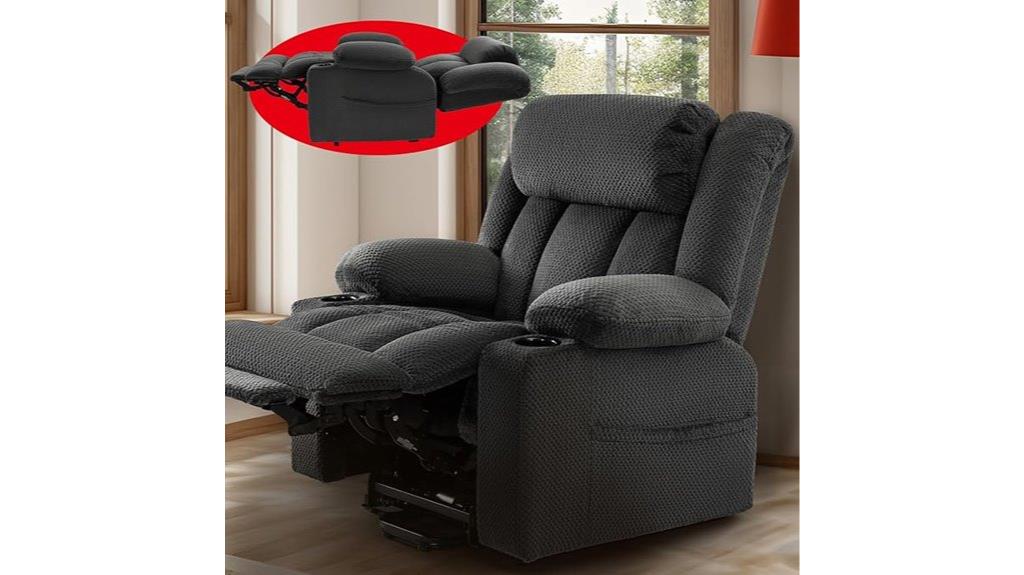 three motor wide recliner