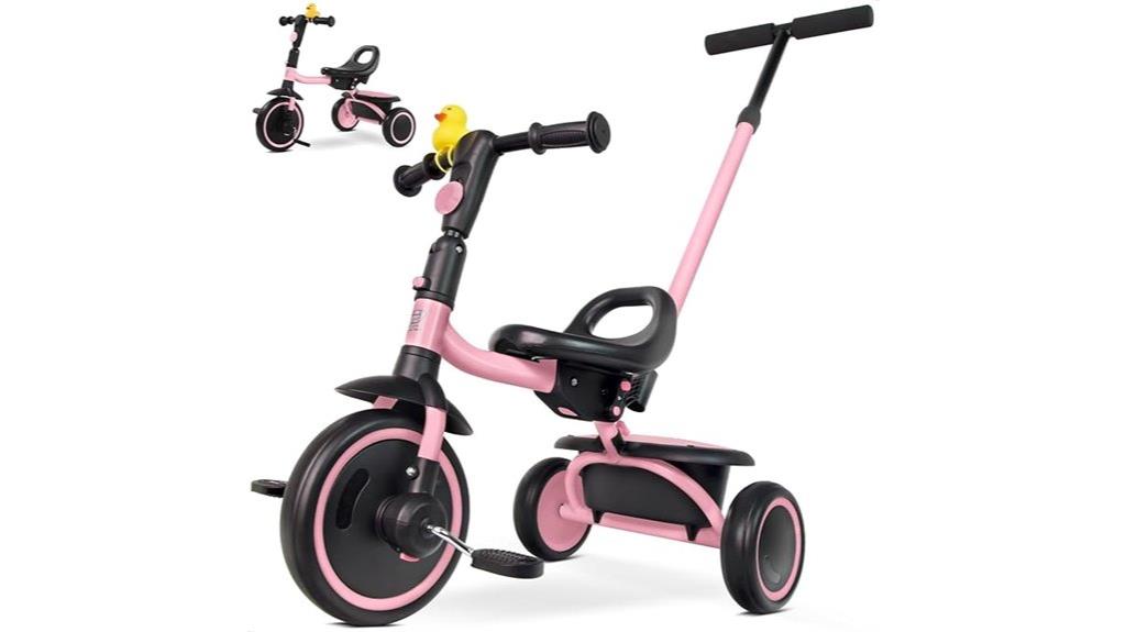 toddler friendly ride on tricycle