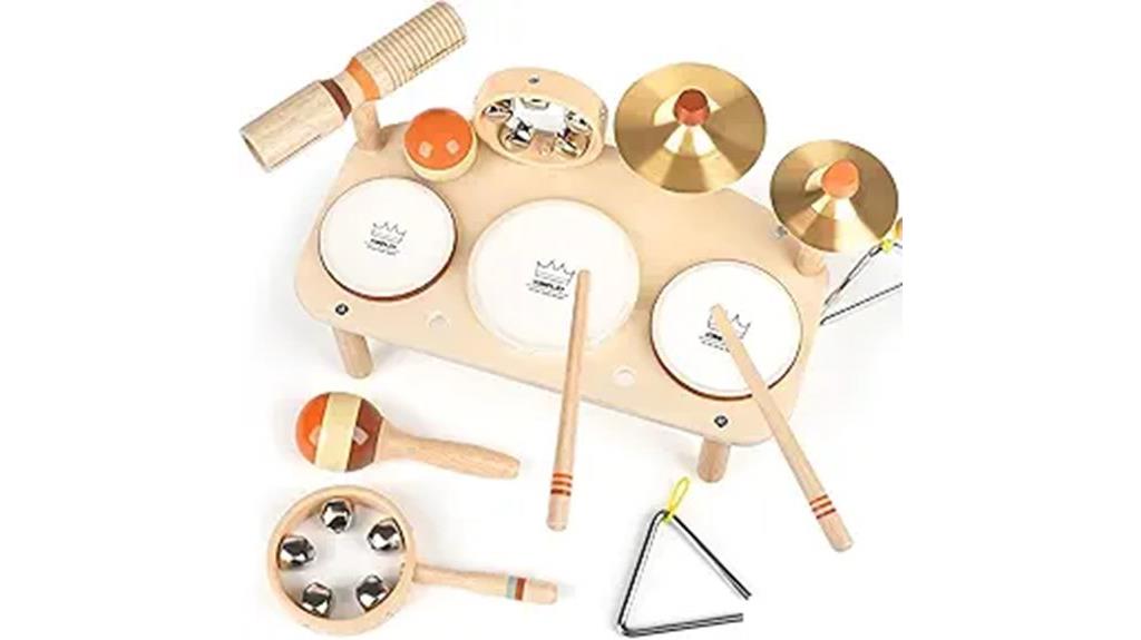 toddler montessori drum set