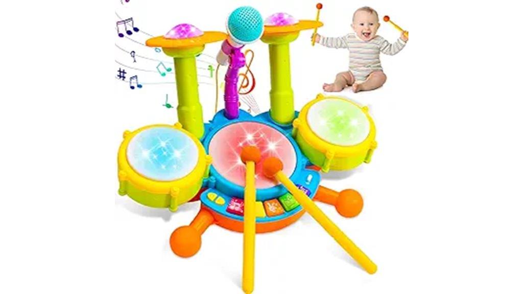 toddler musical drum set