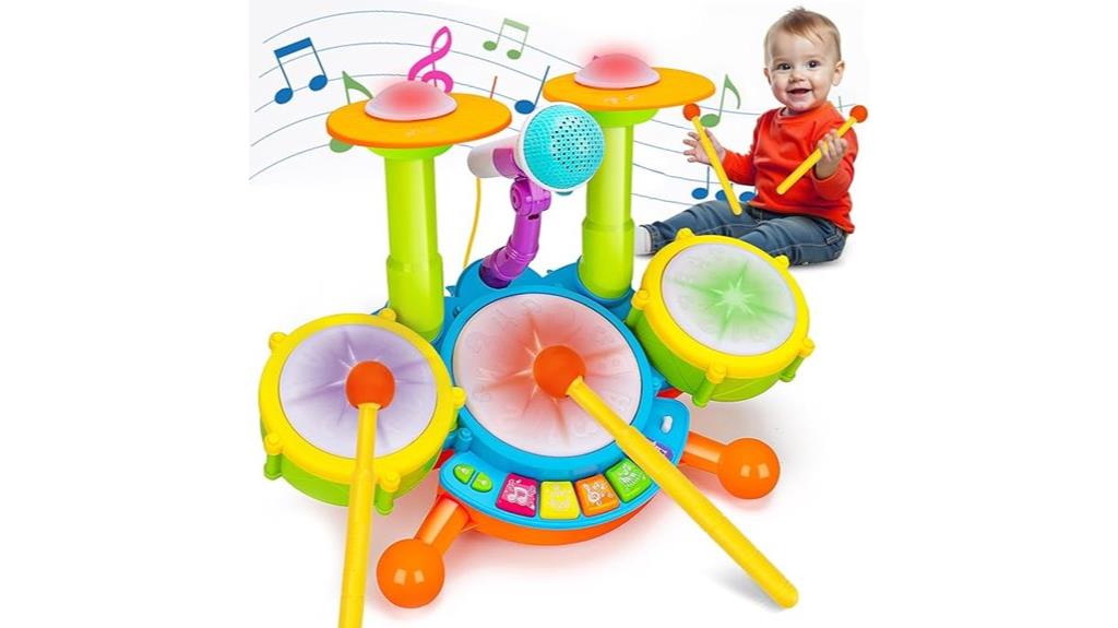toddler musical drum set
