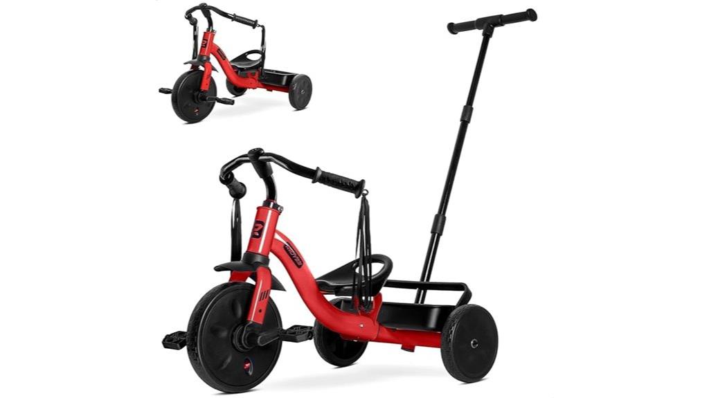 toddler tricycle with handle