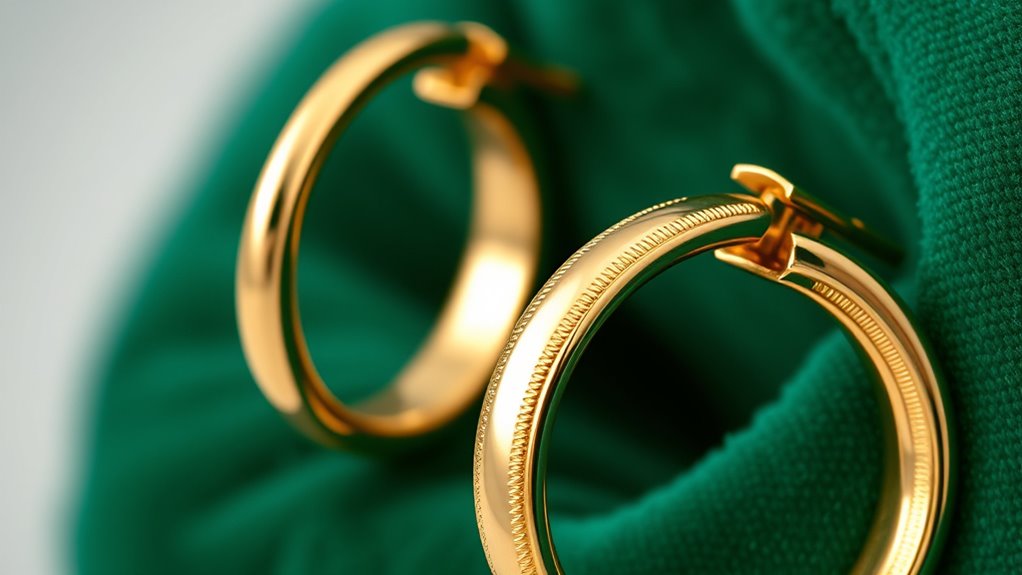 top 14k gold hoop earrings