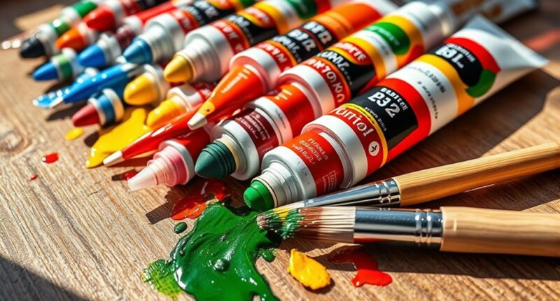 top acrylic paint sets