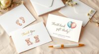 top baby shower thank you cards