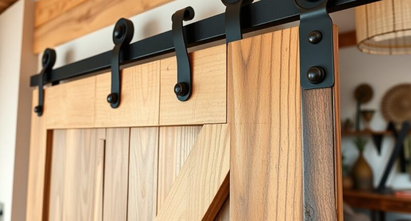 top boho barn door hardware