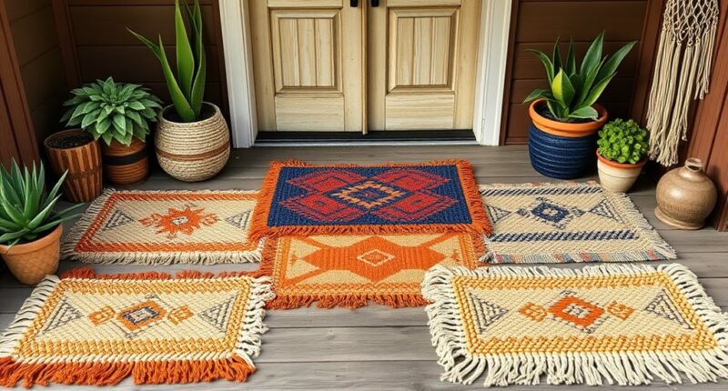 top boho doormats collection