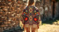 top boho embroidered jackets