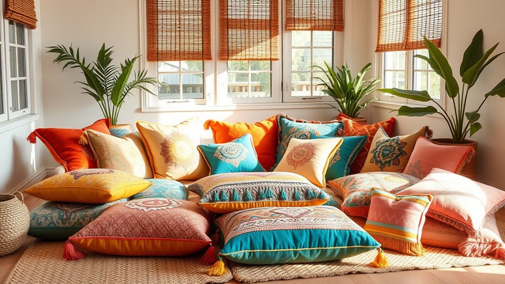 top boho floor cushions