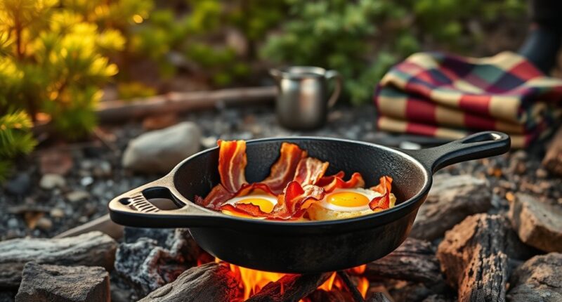 top camping cast iron skillets