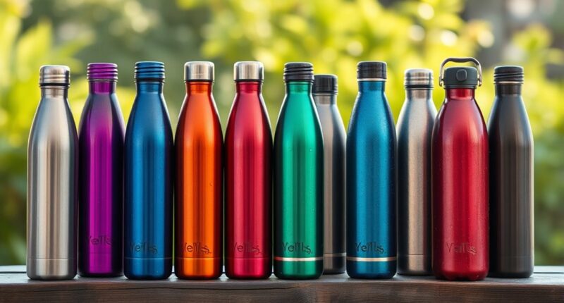 top cold insulating steel bottles