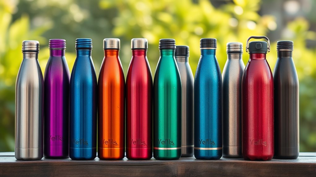 top cold insulating steel bottles