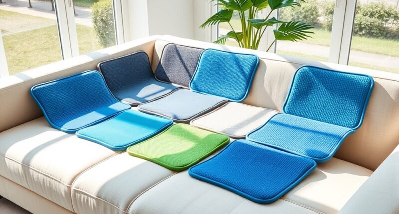 top cooling lap pads