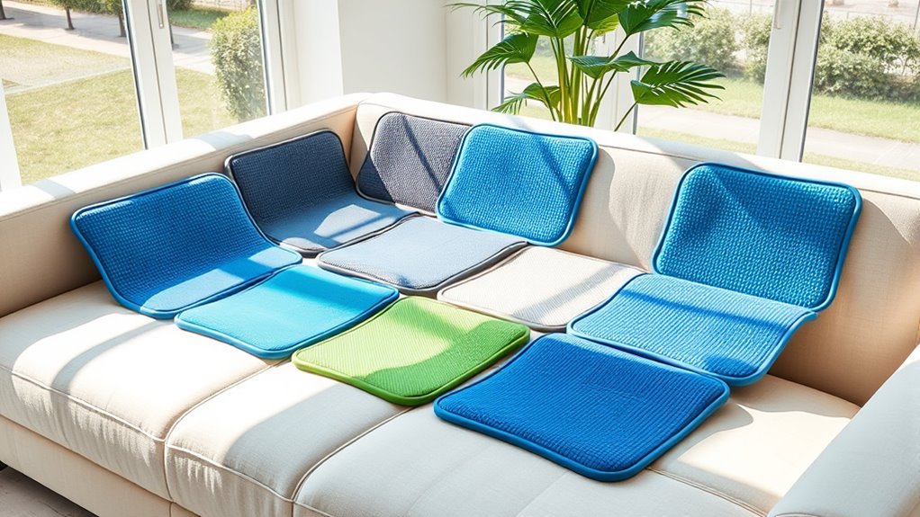 top cooling lap pads