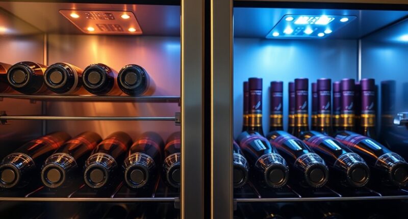 top dual zone wine coolers