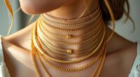 top gold layered necklaces