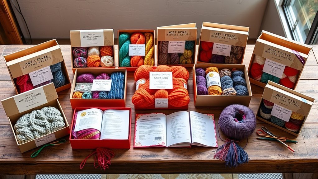 top knitting kits for adults