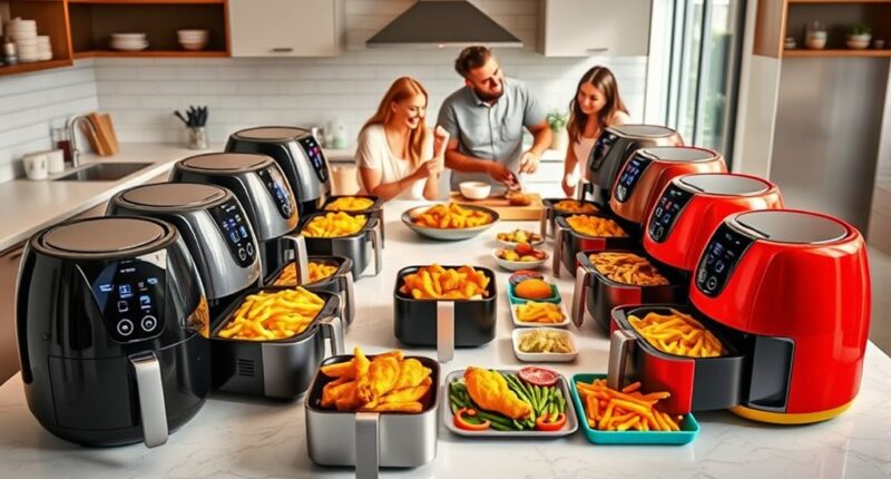 top large capacity air fryers