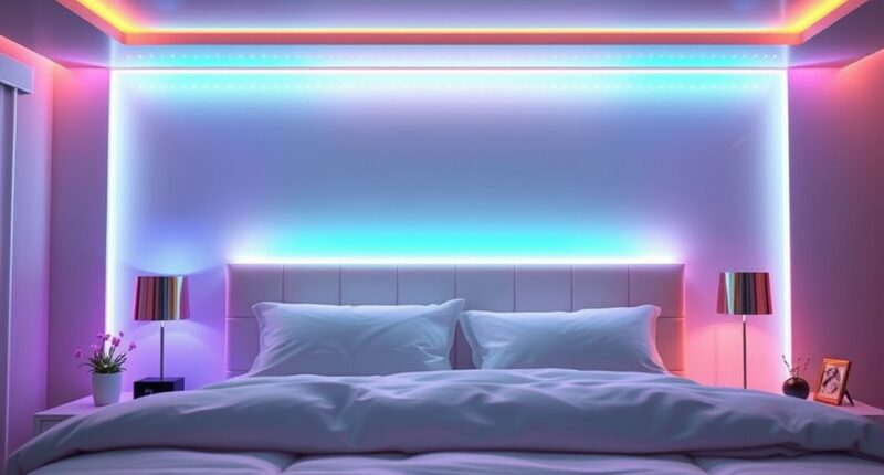 top led bedroom lighting