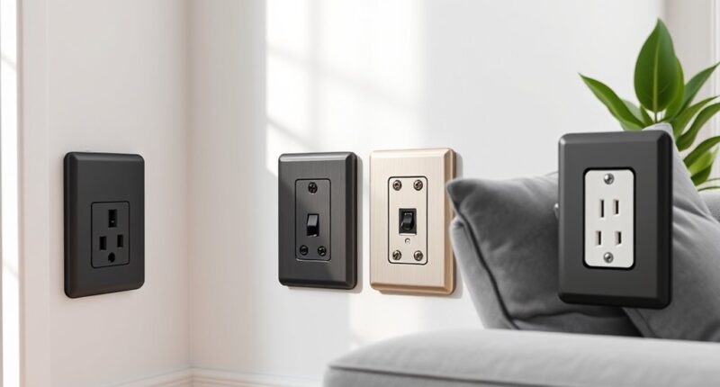 top outlet cover selections
