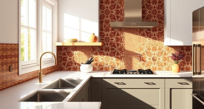 top peel and stick boho backsplashes