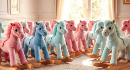 top plush toy rocking horses