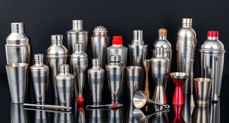 top rated bartender shaker sets