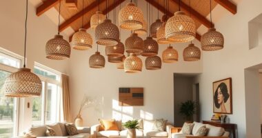 top rattan pendant light designs