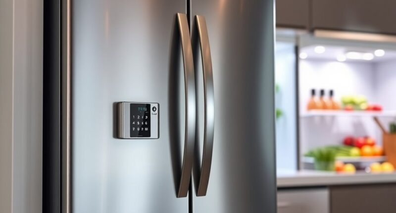 top refrigerator lock options