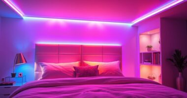 top room led light choices