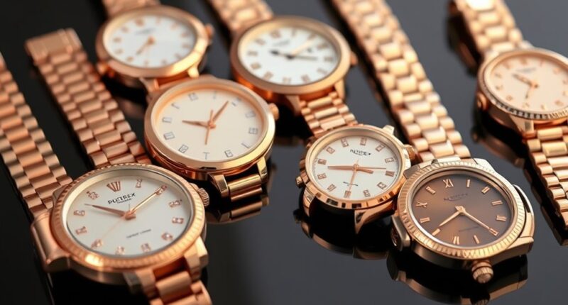 top rose gold women s watches