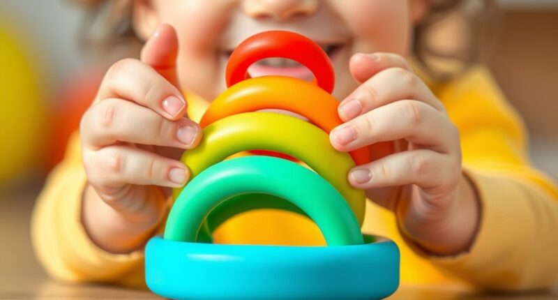 top safe stimulating stacking toys
