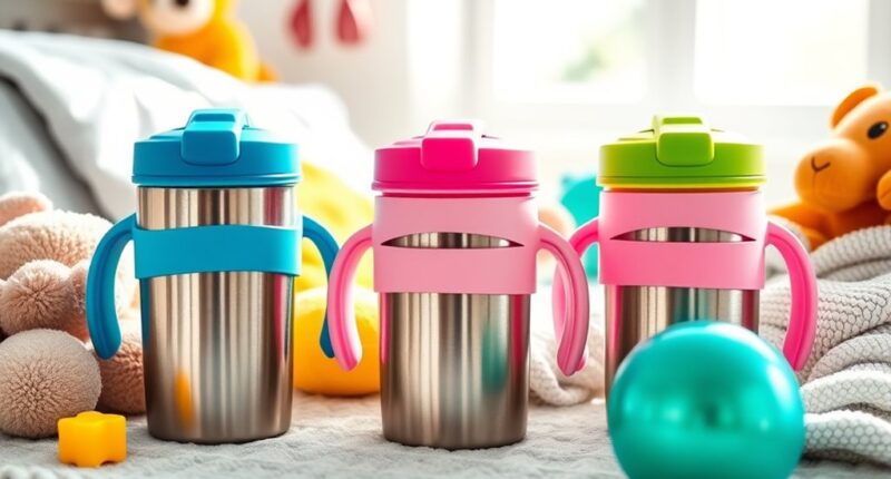 top stainless steel sippy cups