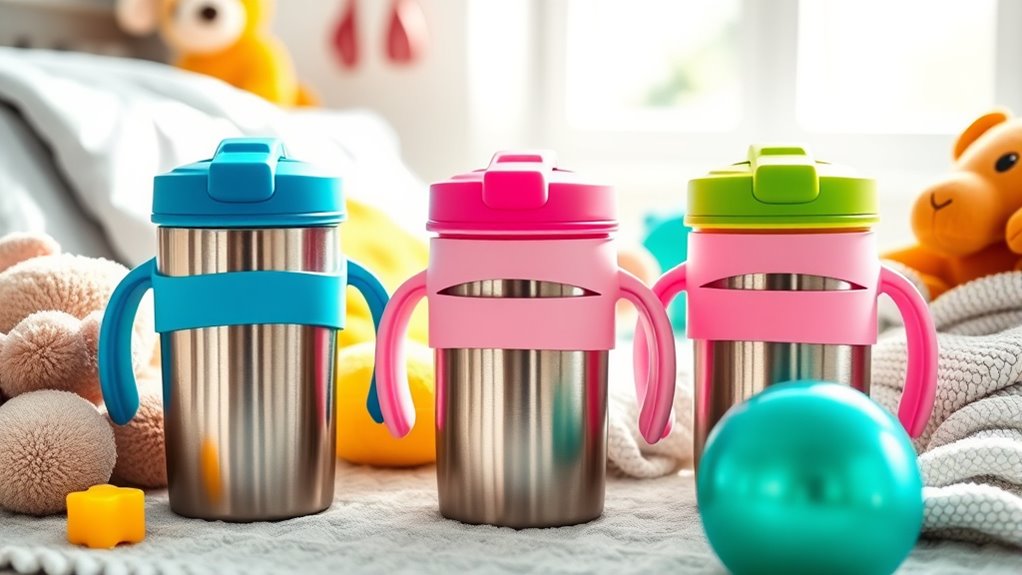 top stainless steel sippy cups