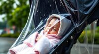 top stroller rain covers
